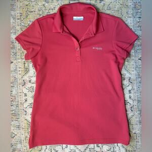 Columbia PFG Omni-Wick Polo Shirt Begonia Pink Women’s Small